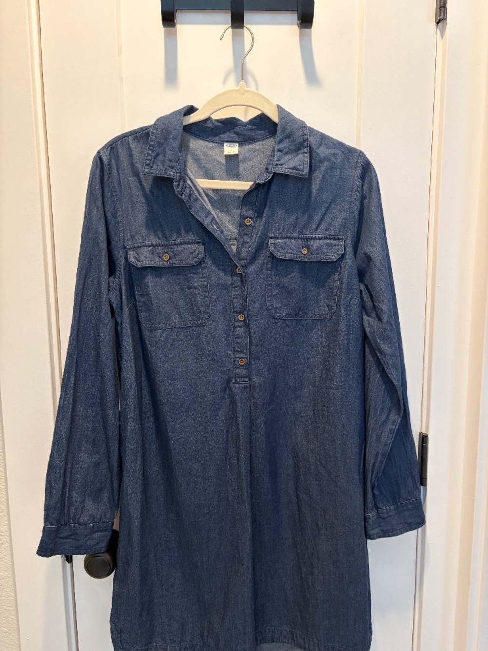 Lightweight Denim Tunic Shirt Dress by Old Navy Size M